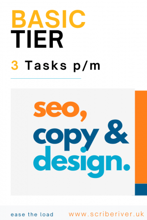 Basic Tier SEO Copywriting services scriberiver